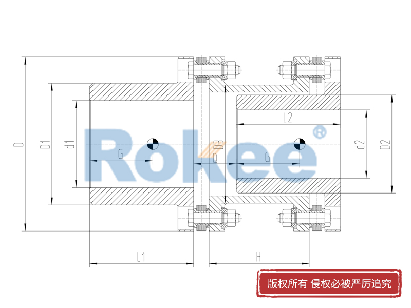 RLAR單軸套反裝膜片聯(lián)軸器,金屬膜片聯(lián)軸器廠家,金屬膜片聯(lián)軸器生產(chǎn)廠家