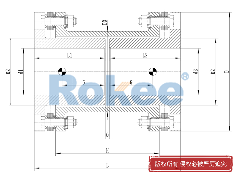 RLARD雙軸套反裝膜片聯(lián)軸器,金屬膜片聯(lián)軸器廠家,金屬膜片聯(lián)軸器生產(chǎn)廠家